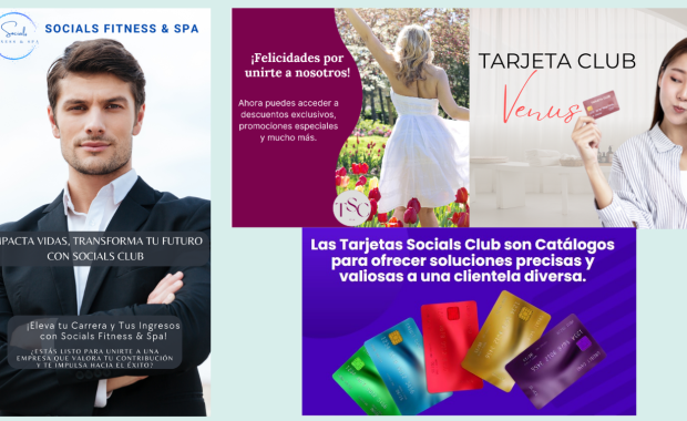 Cuatro áreas o departamentos de la Red Socials Club